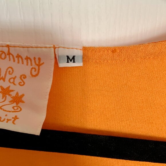 Johnny Was T-shirt Sleeveless Tank Maxi Dress 100% Cotton Orange Size M - Picture 4 of 14